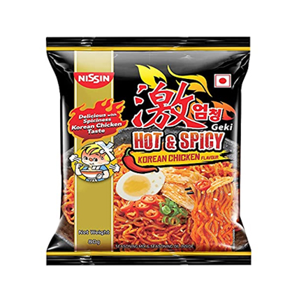 Top Ramen Noodles Hot And Spicy Korean Chicken Flavour 